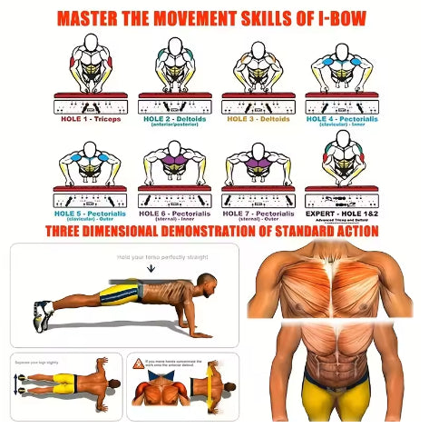 Household multi-functional push-up training board men&