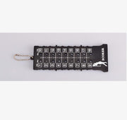 18 Holes Golf Stroke Counters Outdoor Golf Stroke Putt Score Card Score Counter With Key Chain Black