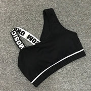 New Letter Cut Out Sports Bra Women Fitness Yoga Push up  Gym Padded Sports Top Athletic Sexy  Workout Running Clothing P165