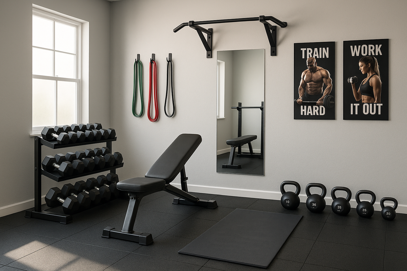 gym set up